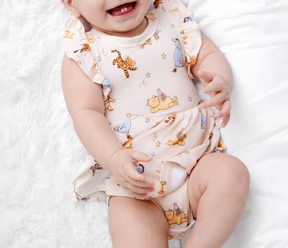 Dreamy Bear Twirl Dress with bodysuit