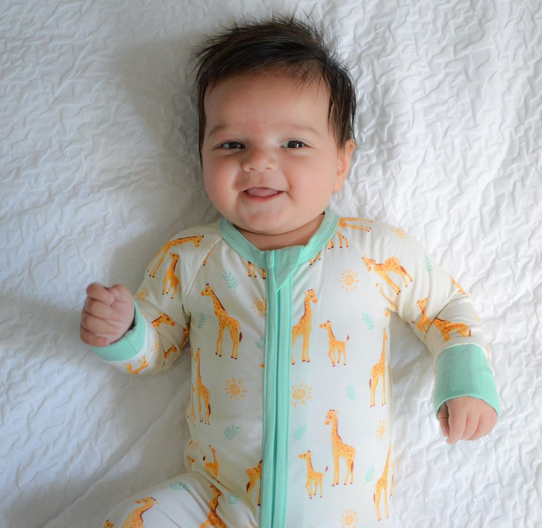 Giraffe Zip Romper