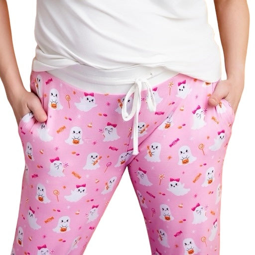 Spooky & Sweet Pink Women's Pajama Pants