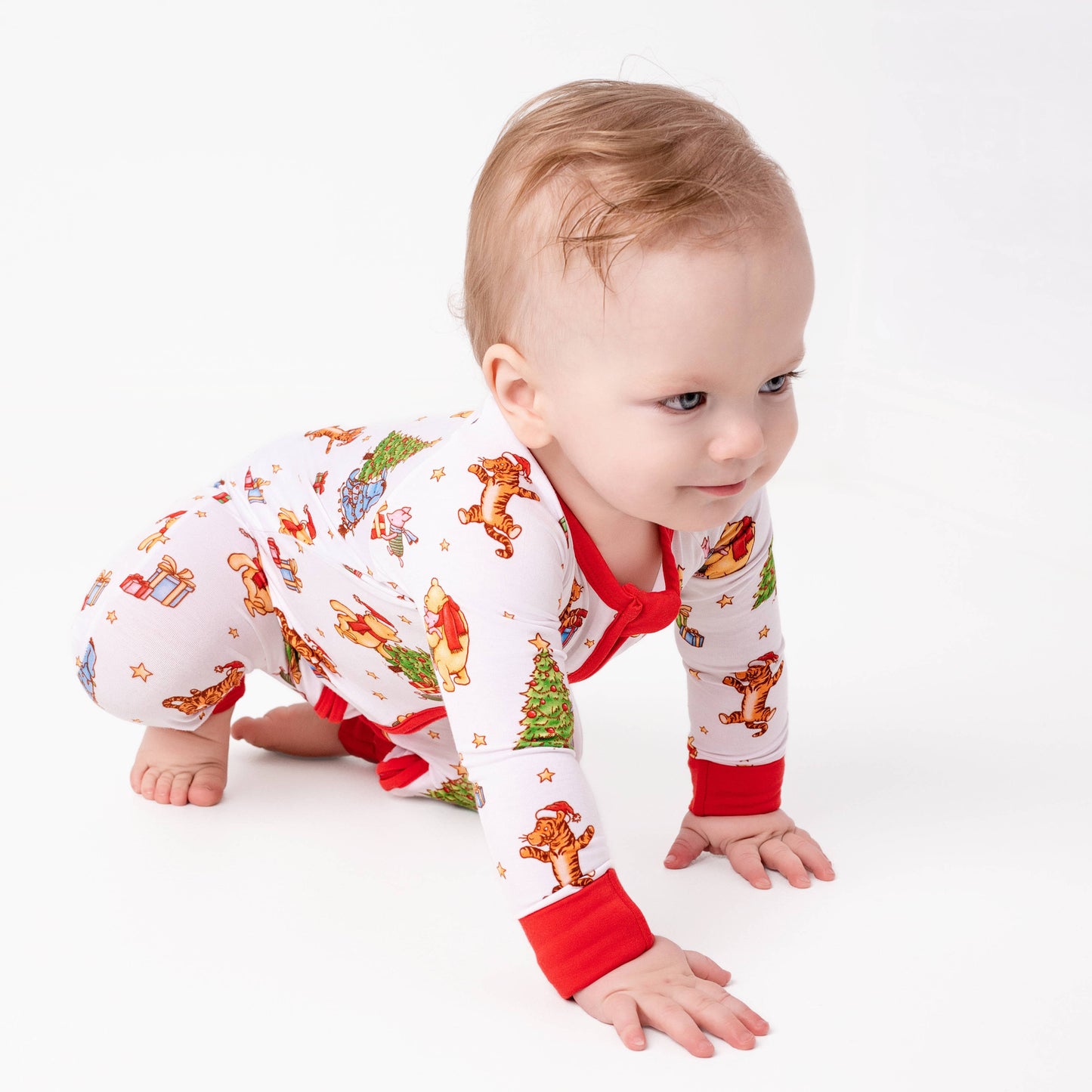 Beary Merry Christmas Zip Romper