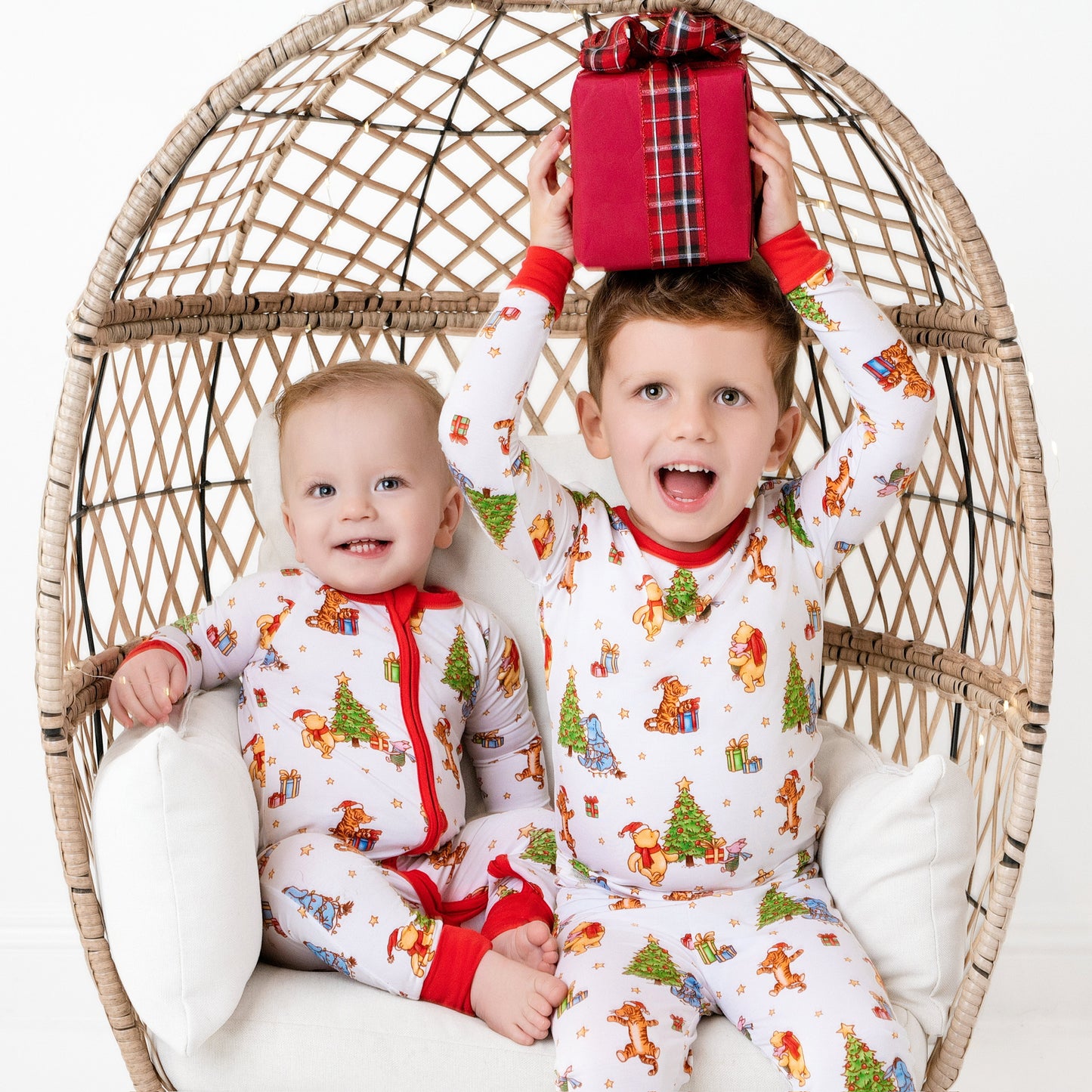 Beary Merry Christmas Zip Romper