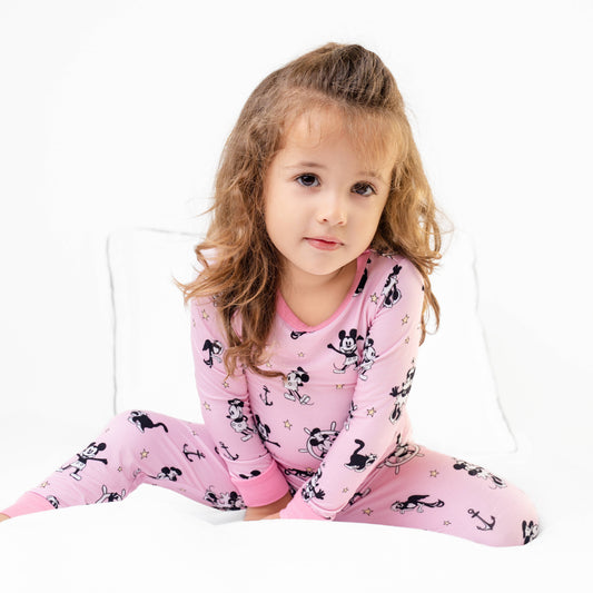 Steamboat Willie Pink Two- piece