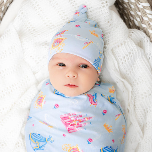 Stella Swaddle & Hat Set