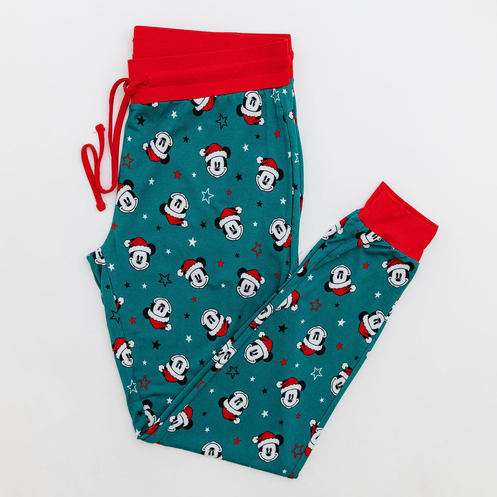 Merry Mickmas Green Women's Pajama Pants