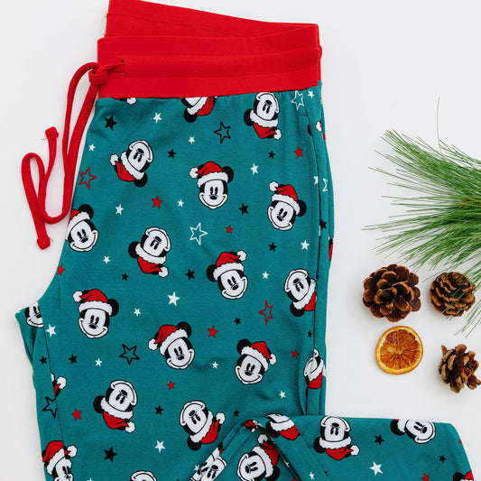 Merry Mickmas Green Women's Pajama Pants