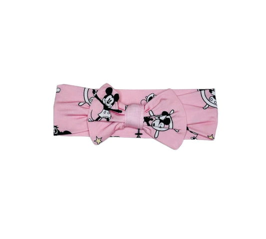 Steamboat Willie Pink Headband